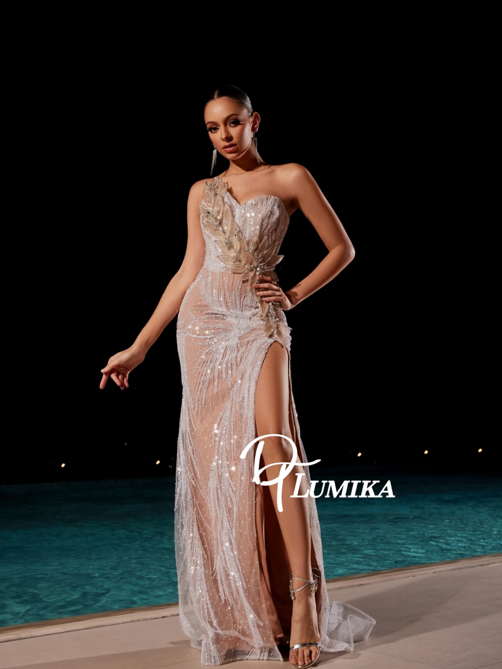 Unique Women'S Formal Wear - Robe de soirée sirène scintillante, Unique,