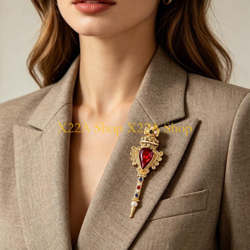 Broche magique rétro Unique av - Unique Women'S Formal Wear avis et prix