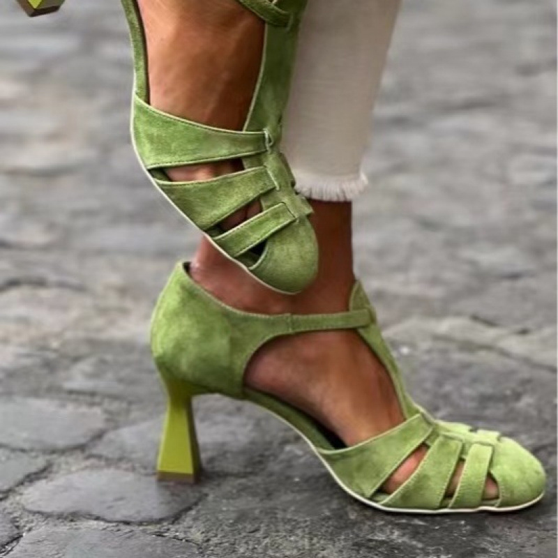 Sandales à talon chaton en dai - Women Formal Wear For Summer avis et prix