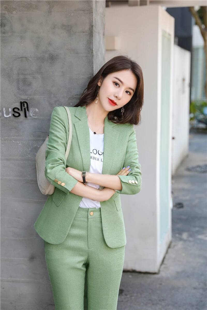 Nouveauté vert uniforme concep - Women Formal Wear For Interview avis et prix