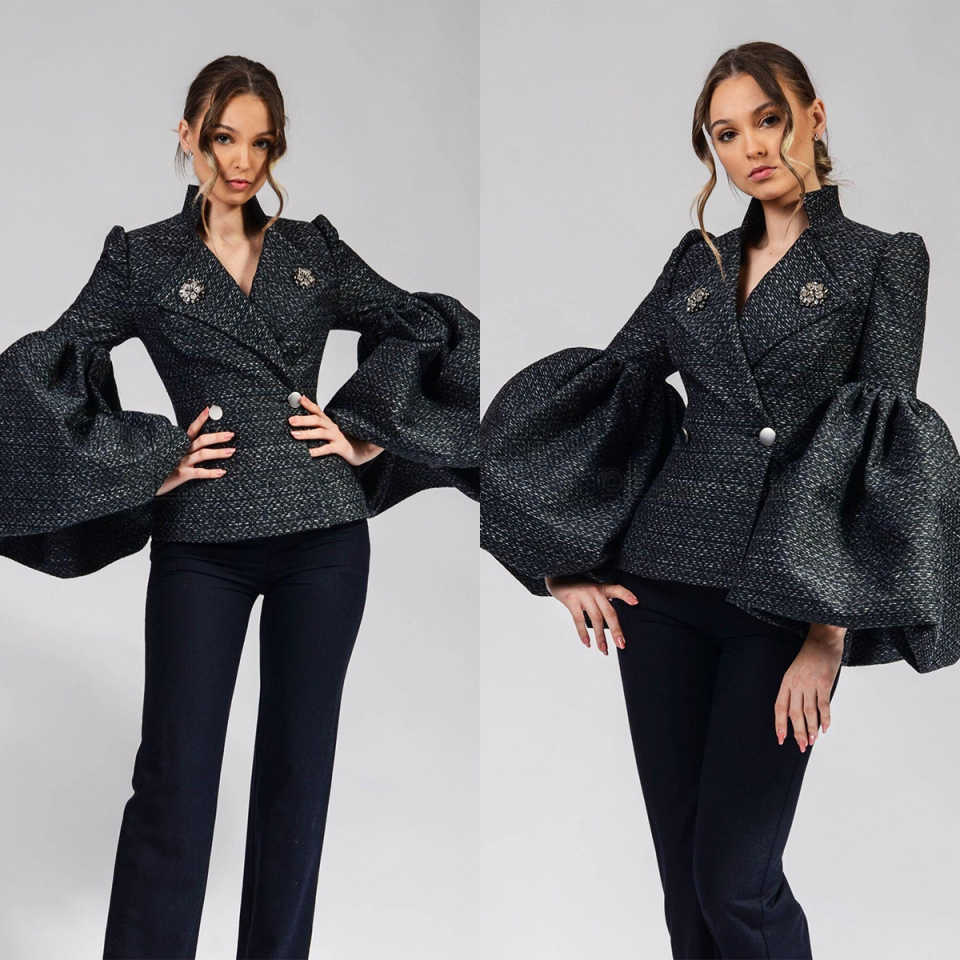 Robe Blazer à Manches Bouffant - Unique Women'S Formal Wear avis et prix