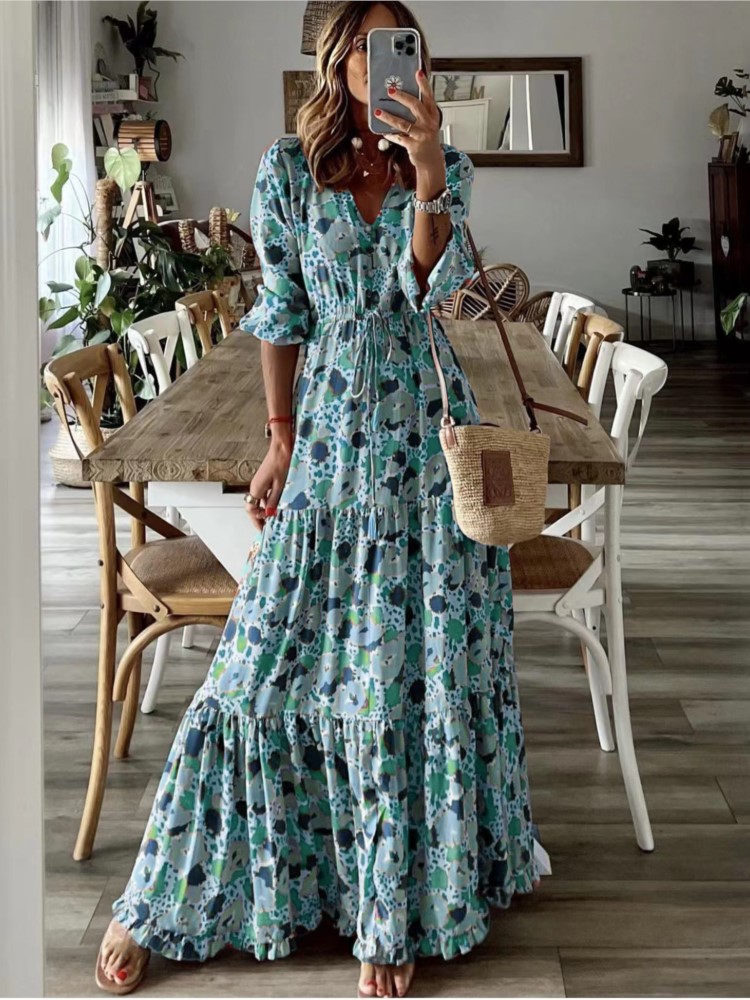 Robe longue à lacets pour femm - Women Formal Wear Zara avis et prix