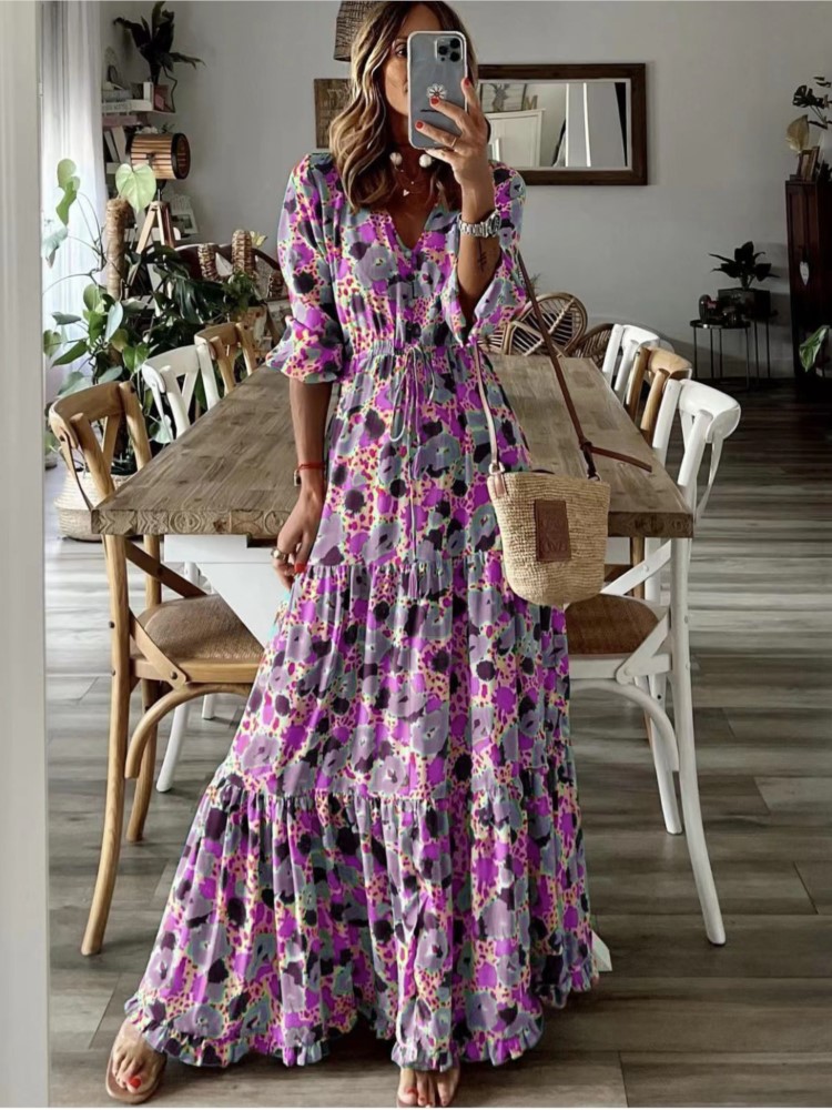 Robe longue à lacets pour femm - Women Formal Wear Zara avis et prix