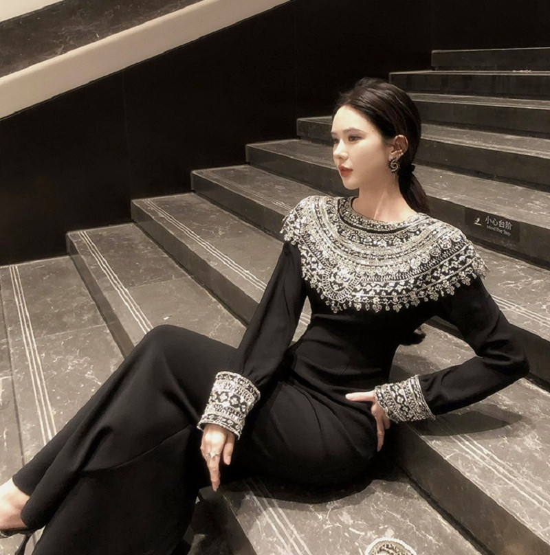 Robe de soirée noire de qualit - Formal Attire Woman avis et prix