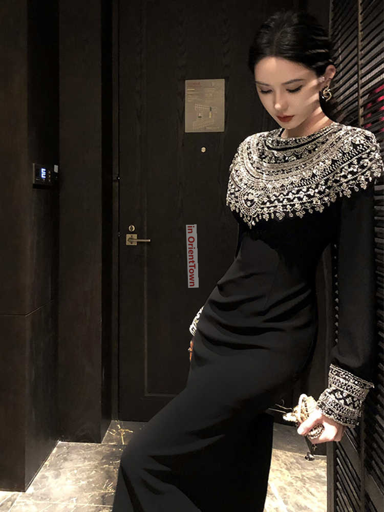 Robe de soirée noire de qualit - Formal Attire Woman avis et prix