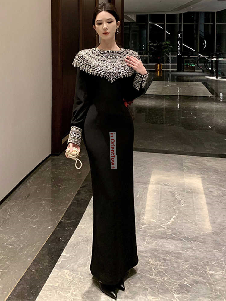 Robe de soirée noire de qualit - Formal Attire Woman avis et prix